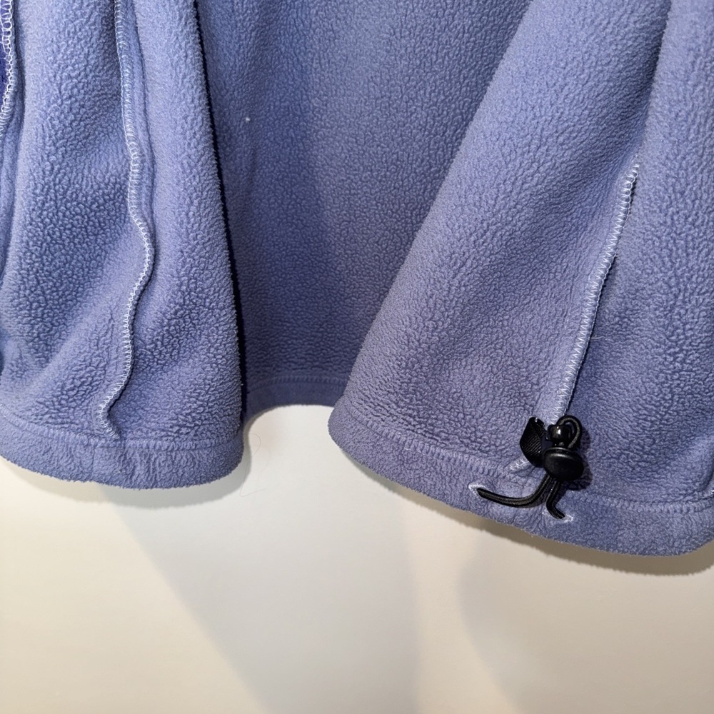 LL Bean Fleece Vest Women's Medium Reg Purple Outdoors‎ Hiking Layering EUC - Picture 10 of 11